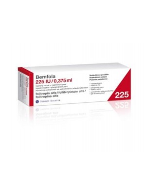 Bemfola 225 IU / 0.375 ml. 1 injection